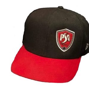 Red and Black Shield Hat